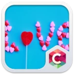 Logo of Lovely Heart Theme C Launcher android Application 